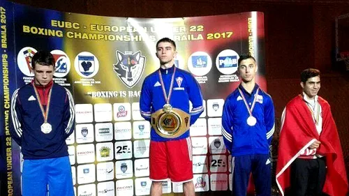 Performanță superbă pentru boxul românesc: două medalii de aur la Campionatul European de tineret de la Brăila