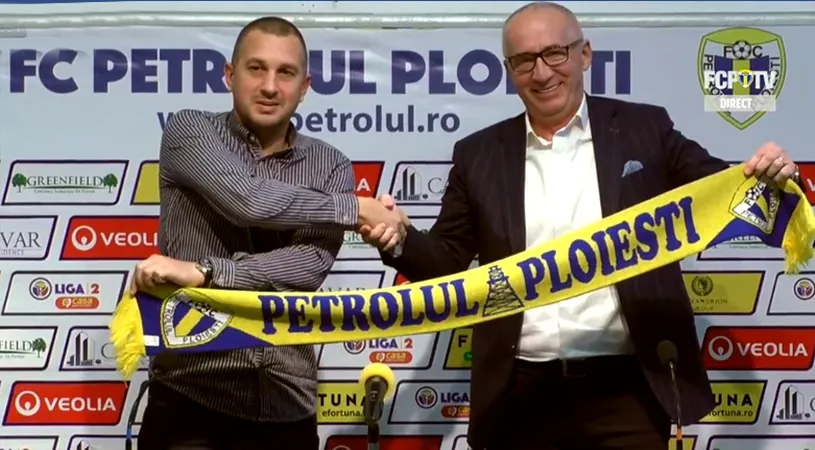 OFICIAL |** Costel Enache a fost prezentat oficial ca antrenor principal la Petrolul. 