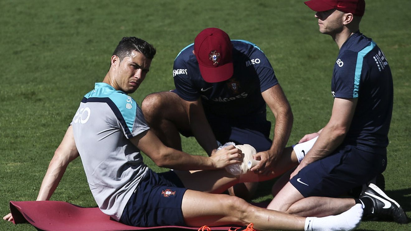 Ghinion teribil pentru Ronaldo. Genunchiul său a cedat din nou la antrenament