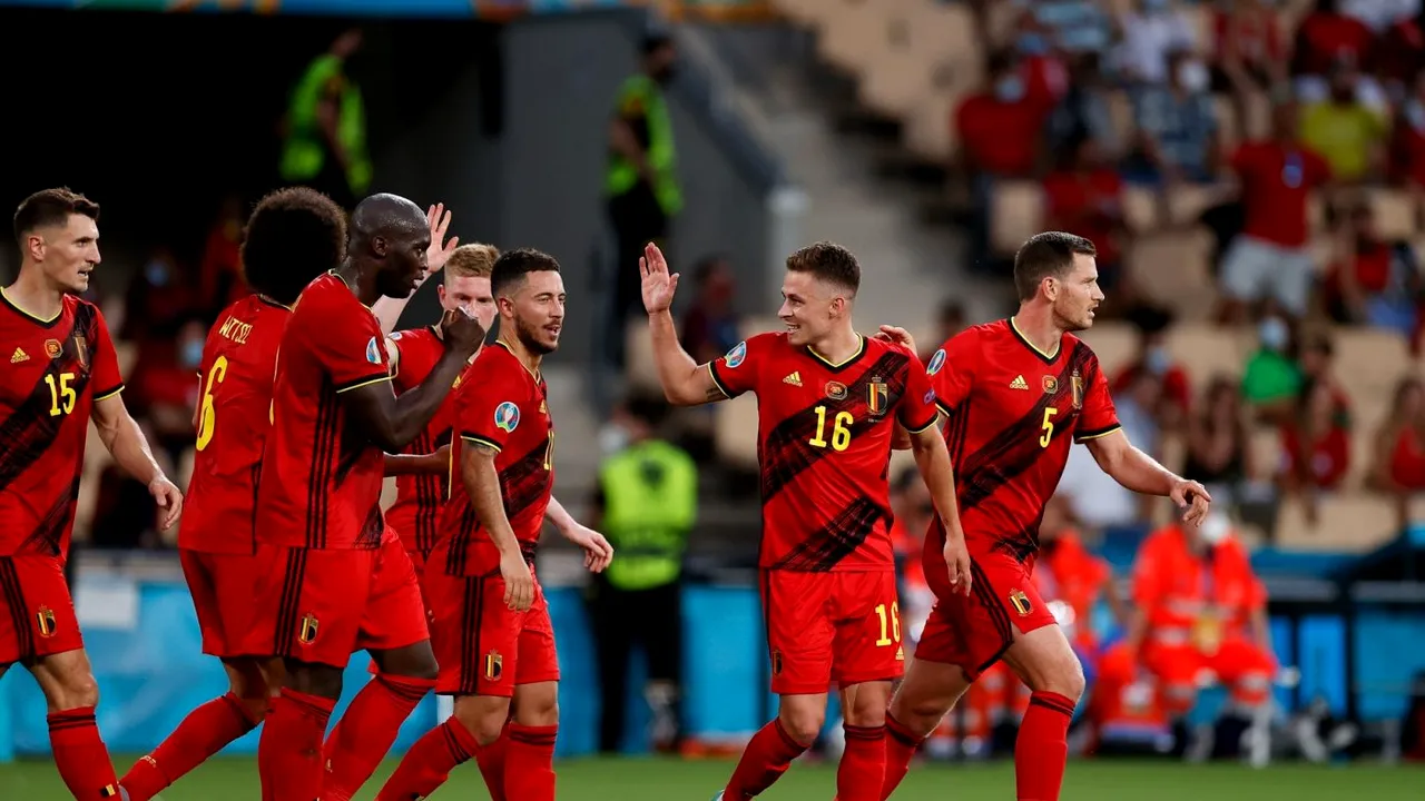 Belgia - Portugalia 1-0, în optimile de finală de la EURO 2020. Campioana europeană părăsește competiția. Adversar tare pentru belgieni în sferturi
