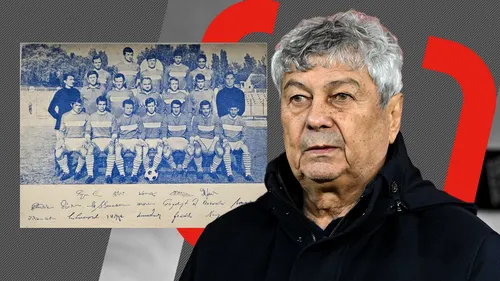 Surpriză emoționantă pentru Mircea Lucescu: „Ăsta sunt eu?!”. Imaginea cu echipa Dinamo de acum peste o jumătate de secol care l-a pus la încercare și l-a umplut de nostalgie pe selecționerul României! EXCLUSIV