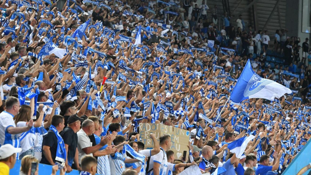 Universitatea Craiova a scăpat doar cu amendă de la UEFA şi va pune în vânzare pachetele pentru meciurile din grupa Conference League. Clubul din Bănie vrea să se vândă bere pe stadioane