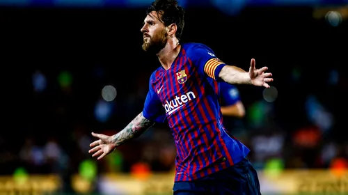 Messi, mașinărie de bătut recorduri! Atunci când înscrie primul gol al sezonului, se întâmplă ceva „magic” la Barcelona | VIDEO