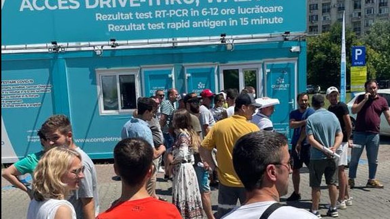 Fanii rapidiști au făcut coadă la centrele de testare rapidă. Nemulțumiri înaintea meciului Rapid - Chindia | FOTO EXCLUSIV