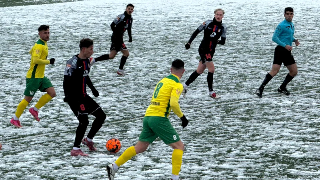 Chindia a câștigat amicalul cu Aro Câmpulung, iar două dintre goluri au fost date de polonezul testat de Ilie Poenaru