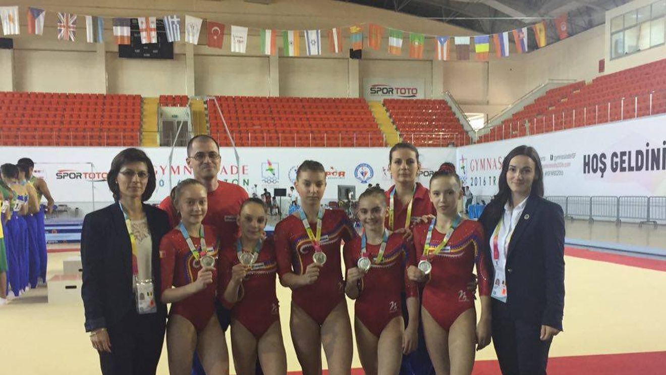 Gimnaziada de la Trabzon. Argint cu teama în suflet. Echipa feminină de gimnastică a României, pe podium în Turcia. "Ne-au spus că dacă nu vrem, nu trebuie să concurăm"