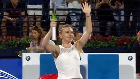 Simona Halep, prima reacție după ce a cucerit al doilea titlu la Dubai: „În unele momente nu am putut atinge mingea, dar am luptat din greu” | VIDEO