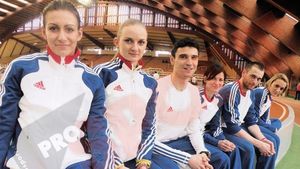 FOTO **Piticii din gigantul de lemn! Tricolorii, impresionați de sala în care se antrenează