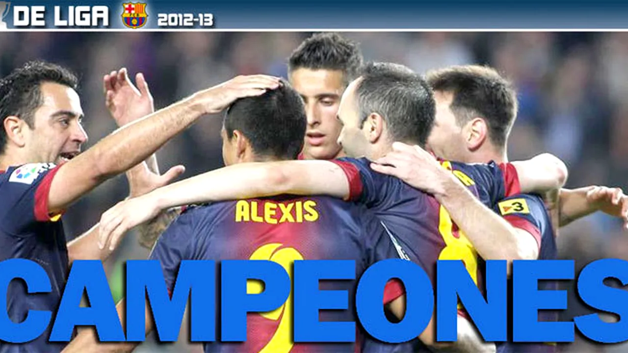 Barcelona a cucerit un nou titlu de campioană în Primera!** Primele reacții ale presei din Spania