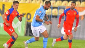 Gabi Tamaș, show la declarații după FC Voluntari - FCSB 0-0: „Întrebați-l pe Budescu cum e să mă aibă adversar, că el vine în mine, nu eu în el”