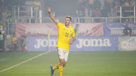 Nicușor Bancu marchează primul gol pentru România în Liga Națiunilor. George Pușcaș s-a revanșat cu o pasă de gol superbă | VIDEO