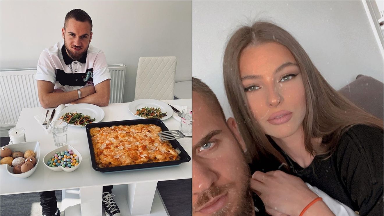 George Pușcaș nu a petrecut Paștele singur! Superba lui iubită i-a gătit | GALERIE FOTO