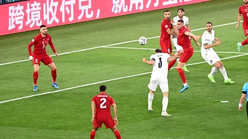 Analiză dură după Turcia – Italia, 0-3, meciul de debut al EURO 2020: „Niște jaloane”