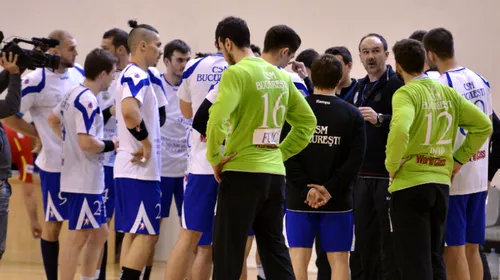 CSM București – CSU Suceava 29-31, scor pentru împerecherea pe criterii geografice în play-out-ul Ligii Naționale de handbal masculin