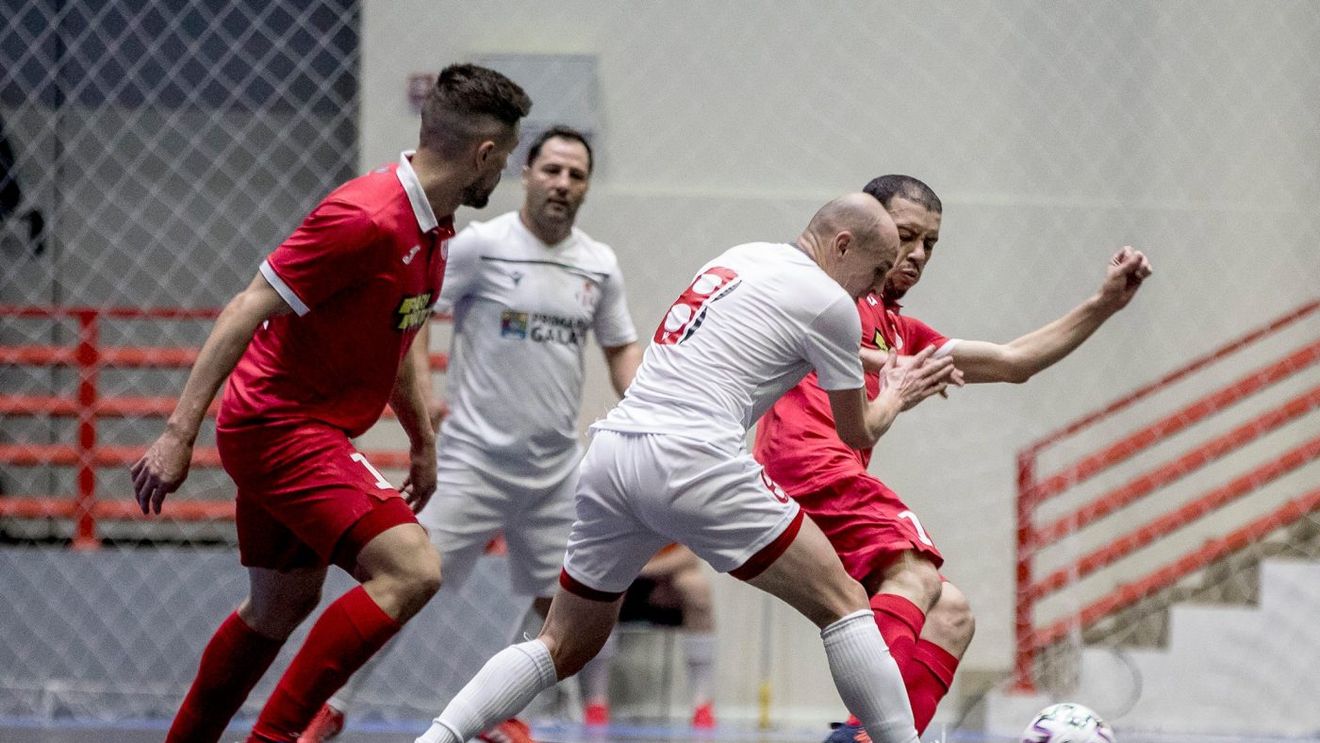 CS United Galați, eliminată în „optimile” Ligii Campionilor de „Real Madrid din futsal”. Vedeta lui Kairat Almaty este Sávio Valadares, un jucător brazilian cu cetățenie română | FOTO