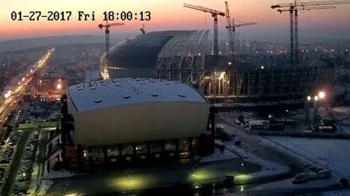 INEDIT | Construcția noului stadion „Ion Oblemenco”, transmisă în direct. LIVE VIDEO