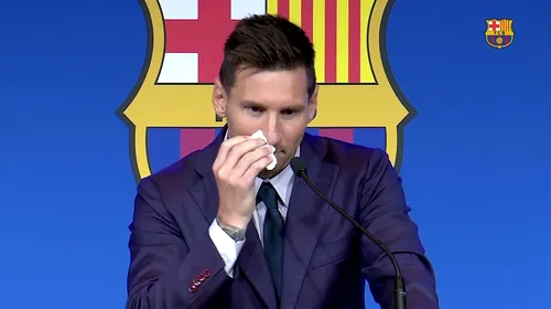 De ce a plâns, de fapt, Leo Messi atunci când a făcut anunțul despărțirii de FC Barcelona: „A fost la un final de ciclu, aici și-a petrecut întreaga carieră, era integrat aici”