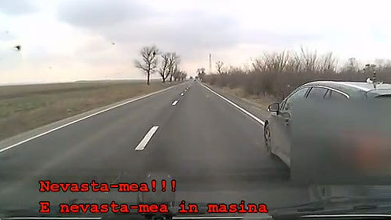 Tare! VIDEO Experiența inedită trăită de un șofer din România. Cum a asistat la un "divorț" pe șosea :)