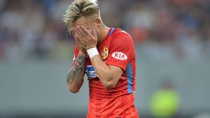 Buni la pauză, lați la final. FCSB II, cu "vedetele" Golofca, Amorim și Pleașcă pe teren, s-a făcut de râs în meciul cu Progresul Spartac
