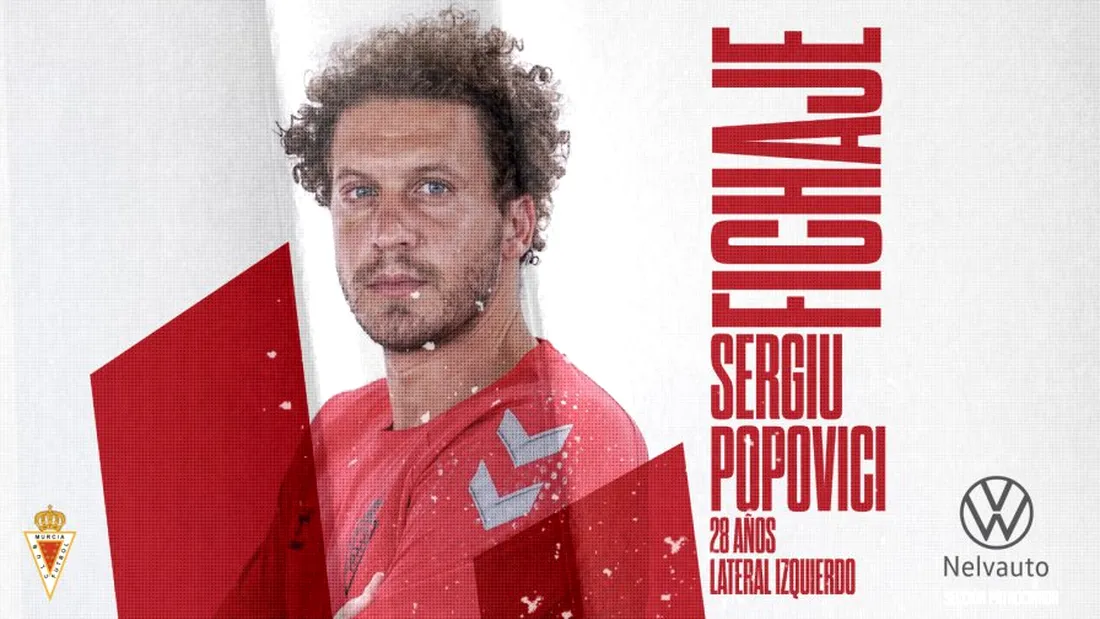 Sergiu Popovici a ajuns în Spania după despărțirea de Poli Timișoara! Va juca la un club cunoscut, însă retrogradat în Liga 4