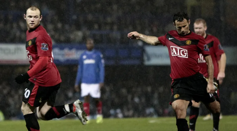 Rooney & Giggs show!** Triplă 'Wazza', galezul la al 100-lea gol pentru United în campionat!