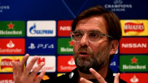 Neamțul Jurgen Klopp a fost protagonistul unui episod neplăcut la conferința de presă de după victoria lui Liverpool cu Porto!