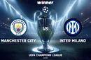 ADVERTORIAL | Liga Campionilor: Manchester City și Inter Milano se duelează în prima etapă