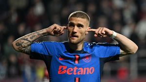 Daniel Bîrligea, derapaj rasist! Ce a postat atacantul de la FCSB după ce a ieșit campion