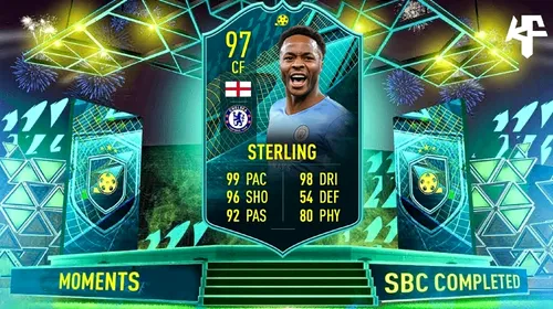 Raheem Sterling în FIFA 22! Ce card a primit atacantul din partea EA Sports