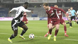 U Cluj - CFR Cluj 2-1, în etapa 1 a play-off-ului din Superliga. Înfrângere pentru trupa lui Pancu după 11 victorii consecutive! Gazdele, la un punct de lider