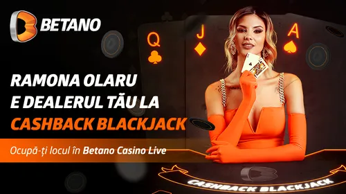 Ramona Olaru e dealerul tău de distracție și de cadouri în Betano Casino Live!