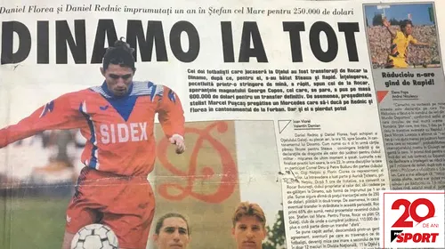 Cum arăta primul ziar ProSport | 20 de ani în urmă: „DINAMO IA TOT!”. Ce spune Daniel Florea în 2017, mesajele lui Hagi și Ioanițoaia, viața la țară, misteriosul Radu Niculescu și enigmaticul Gabi Popescu
