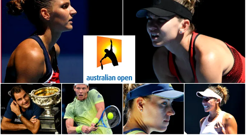 LIVE BLOG Australian Open | Simona Halep - Karolina Pliskova 6-3, 6-2. Calificare în premieră în 