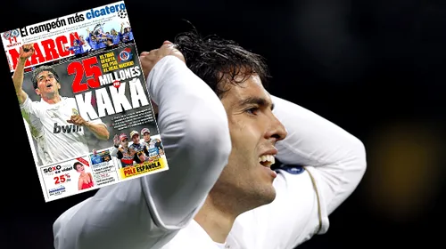 A venit pentru 64 de milioane de euro și pleacă pe 25!** Spaniolii anunță: Kaka spune ADIO Realului pe un salariu cât al lui Ronaldo
