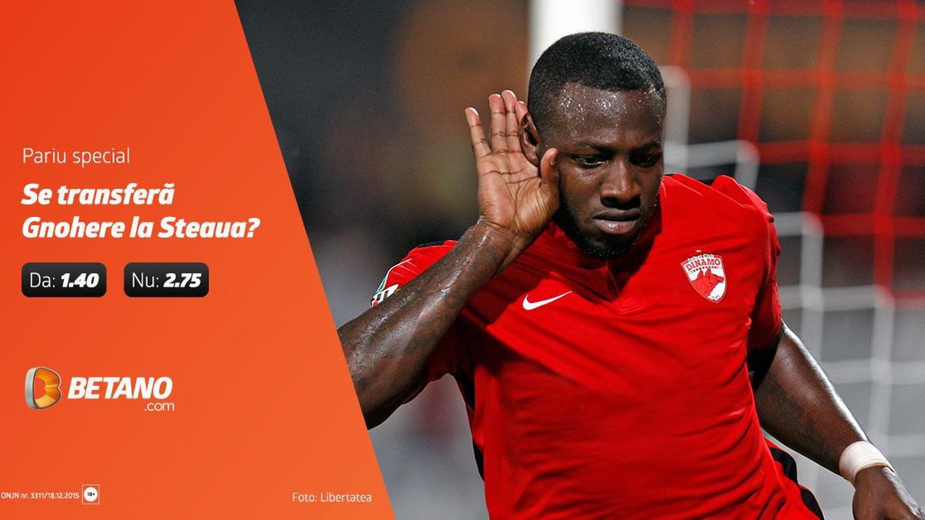 (P) Pariu special: Pleacă Gnohere de la Dinamo la Steaua?