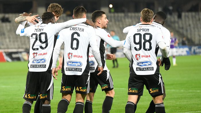 U Cluj - FK Csikszereda 4-1, în etapa 27 din Superliga. Victorie categorică la meciul cu numărul 500 al lui Nistor pe prima scenă