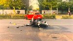 Miracol pe șoselele din București! Un cunoscut influencer a scăpat ca prin minune dintr-un accident de motocicletă catastrofal