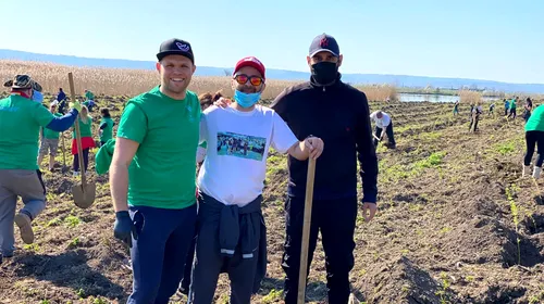 Mobilizare exemplară a piloților de drift. Au plantat o pădure în Giurgiu!