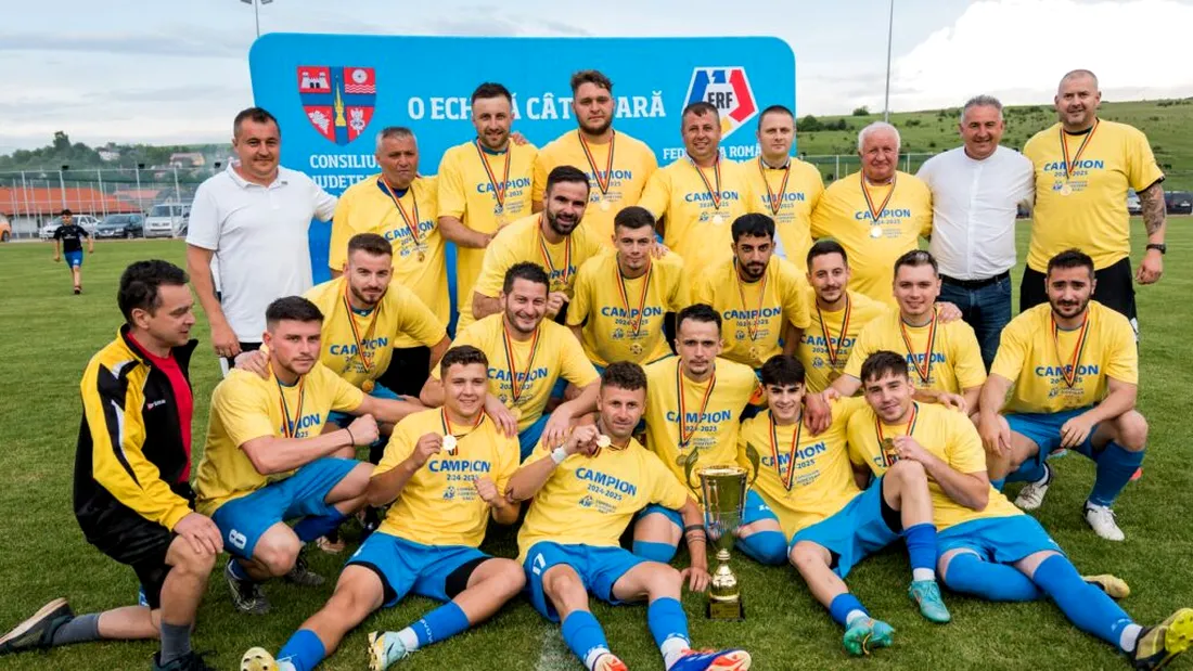 Lupta pentru titlu în Liga 4 Sălaj s-a încheiat! Localitatea cu cea mai modernă bază sportivă din județ e campioană