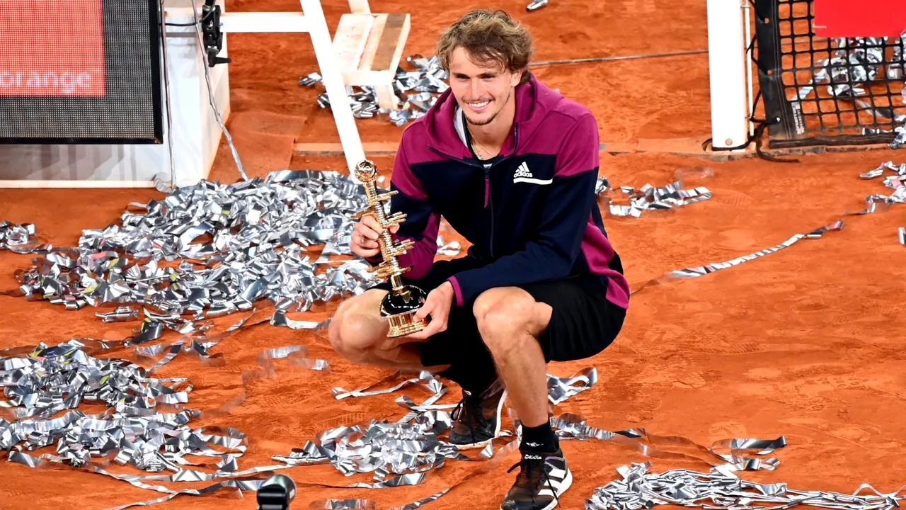 Alexander Zverev, victorie mare la Madrid! Germanul l-a învins pe Matteo Berrettini după o finală de poveste | VIDEO