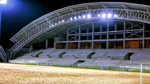 Noul stadion din Arad e ”în aer”. Nicio firmă nu doreşte să continue ceea ce a început şi trebuia să termine constructorul iniţial