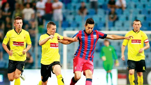 Au pornit spre 25! Steaua – Ceahlăul 2-1! Roș-albaștrii se află
la primele critici