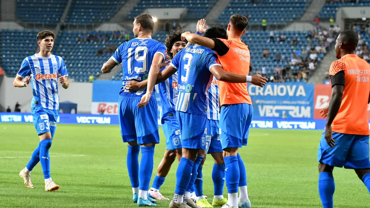 Fotbaliștii lui Gâlcă sunt fericiți după Universitatea Craiova - Gloria Buzău 5-1. Jucătorul care susține că regula U21 este cât se poate de bună în Superliga: „Mă ajută foarte mult”