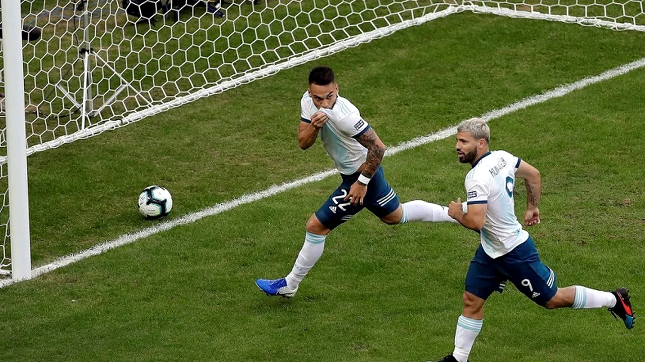 Copa America 2019 | Argentina, calificare dramatică în sferturile de finală! VIDEO | Lautaro Martinez și Aguero au adus prima victorie la turneul final pentru 