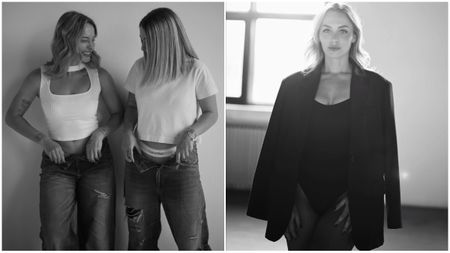 Ana Bogdan a pozat provocator, îmbrăcată doar într-un body, alături de sora ei rebelă! Până și Darren Cahill a reacționat când a văzut imaginile. GALERIE FOTO