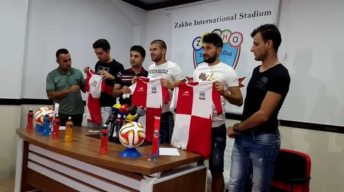 Florin Costea, Daminuță și Leca au fost prezentați oficial la noul lor club din Irak. Ce numere vor avea pe tricou românii antrenați de Ilie Stan
