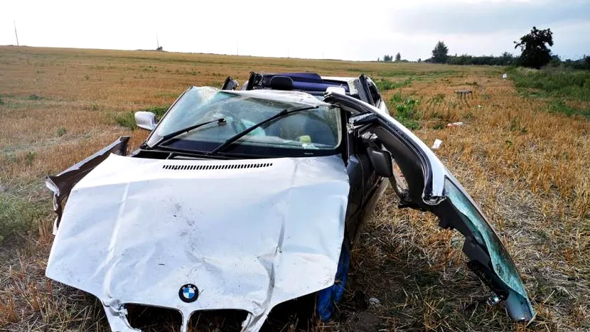 Tânărul care a murit la Iași a zburat cu BMW-ul pe șosea înainte de impact! Avea 155km/h!