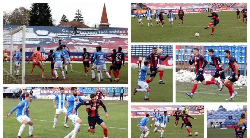 FC Bihor leagă, după eșecul cu Corvinul, șase meciuri fără victorie. Gheorghe Ghiț se leagă de greșeli individuale: ”Dăm impresia că facem o muncă de sisif”