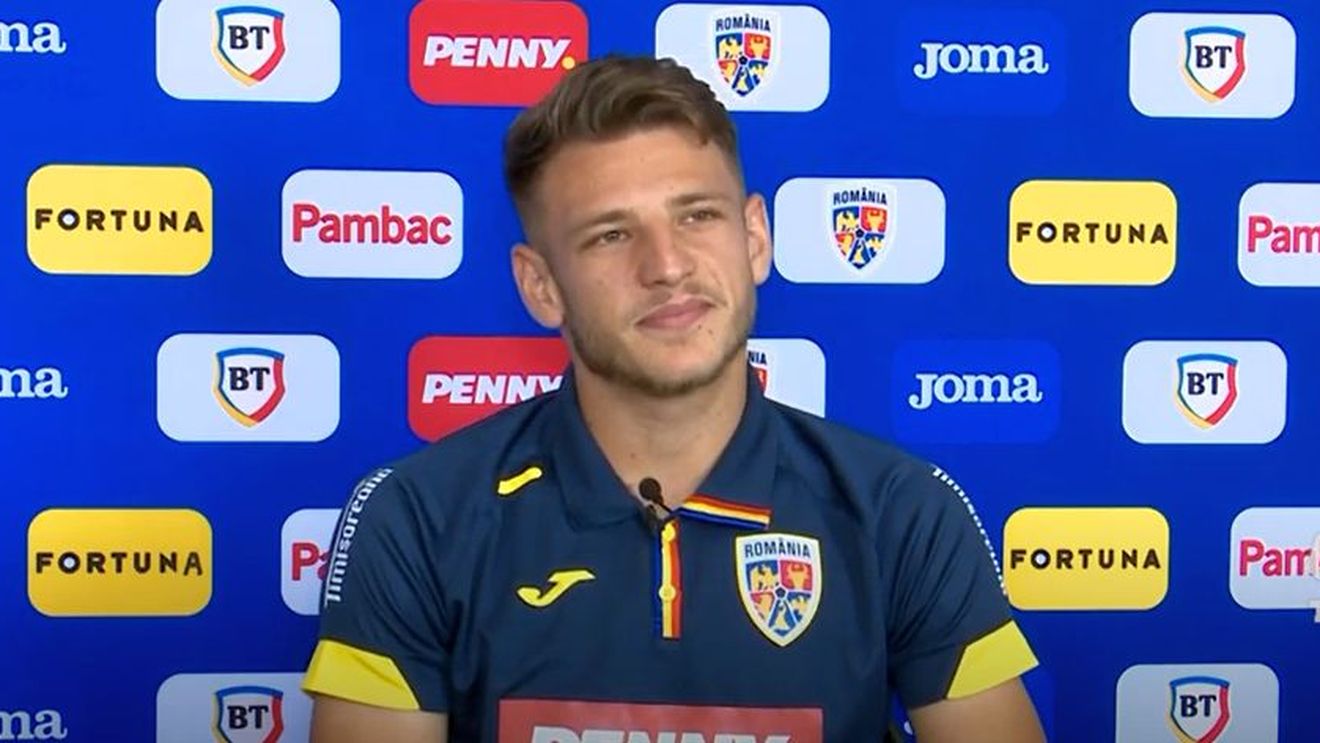 Dragoș Albu a dezvăluit motivul emoționant pentru care și-a ales tricoul cu numărul 8: „Tata îmi povestea despre Ilie Balaci” | VIDEO