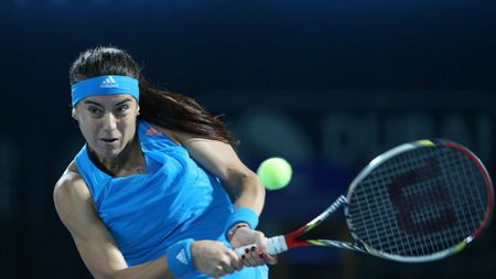 Selfie by Sorana. Fotografia postată de Cîrstea în pauza unui antrenament